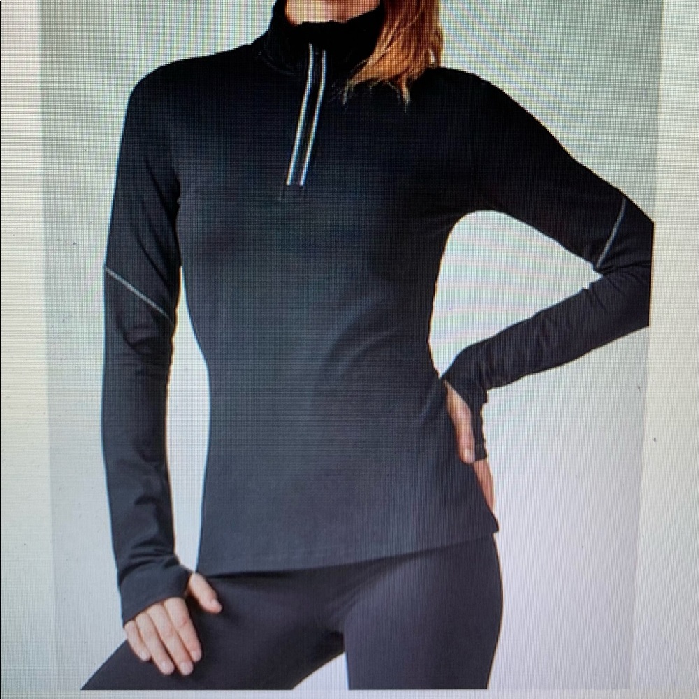 Fabletics Running Jacket Black Size Medium Emery - image 2